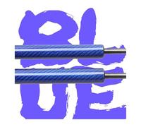 Front Bonnet Hood Gas Struts For Mitsubishi For Eclipse 2G 1995-1999 D31A D32A D38A D39A Lift Support Front Hood Bonnet Gas Struts Absorber Shock Damper Modify(Carbon Fiber Blue)