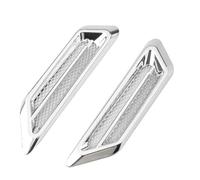 Front Bonnet Vent 2Pcs Car mudguard Side Vents Grille Stickers Decor Universal Scoop Hood Decorative Air Flow Intake Auto Exterior Accessories(2)