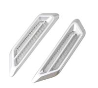 Front Bonnet Vent 2Pcs Car mudguard Side Vents Grille Stickers Decor Universal Scoop Hood Decorative Air Flow Intake Auto Exterior Accessories(4)