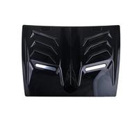 Front Bonnet Vent Car Side Wing Panel Air Flow mudguard Intake Hood Scoop Vent Bonnet Decorative Covers Center Universal Hood Grille Modification Accessories(48cm carbon fiber)