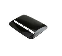 Front Bonnet Vent Car Side Wing Panel Air Flow mudguard Intake Hood Scoop Vent Bonnet Decorative Covers Center Universal Hood Grille Modification Accessories(40cm design black)