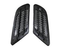 Front Bonnet Vent Compatible With Clio 4 2015 2016 2017 2018 2019 2020 Car Body Styling Parts Hood Scoop Air Intake Vent Cover Side mudguard Air Vent Trim(Carbon look)