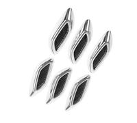 Front Bonnet Vent Compatible With For 3 Series 2012 2013 2014 2015 2016 2017 2018 2019 6Pcs Car Side Air Vent Hood Scoop Outlet Cover Decorative(Chrome,Style1)