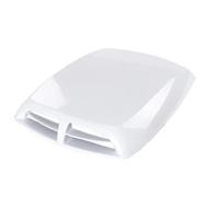 Front Bonnet Vent Compatible With For G30 F30 2016 2017 2018 2019 2020 2021 2022 2023 Car Bonnet Air Intake Hood Scoop Turbo Bonnet Hood Vent Cover(White)