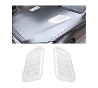 Front Bonnet Vent, for Renault Clio V Life/Zen/Intens/R.S. Line/Business 2019-2024 Car Hood Vent Scoop Kit, Car ABS Decorative Air Flow Intake Scoop Turbo Bonnet Vent Cover Hood,C