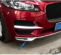 Front Bottom Bumper Grill Grille Cover Strip Protector Trim ABS Matte 3PCS/SET