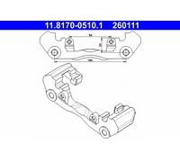 FRONT BRACKET BRAKE CALIPER FITS: MERCEDES-BENZ SPRINTER 2-T BUS 208 D /212 D