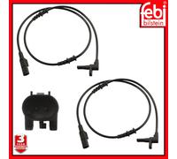 Front Brake ABS Sensor x2 Febi 102731 For Mercedes Sprinter 906 06-20 9065400317