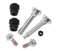 Front Brake Caliper Slider Pin Guide Kit 2002-2006 Metal Rubber | Reduces Drag and Uneven Pad Wear, Restores Braking Precision, Front Brake Caliper Repair Accessory