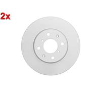 Front Brake Disc 2x BOSCH Fits SUZUKI Splash Swift III 05-11 0986479B98