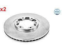 Original MEYLE Brake Disc 36-15 521 0024 for Infiniti Nissan
