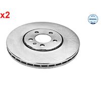 Front Brake Disc 2x MEYLE Fits VW Golf Mk3 Passat B4 B3 Vento 91-99 3A0615301