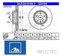 Front Brake Disc Audi:A4,A5 8W0615301G 8W0615301T 8K0615301