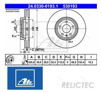 Front Brake Disc Audi:A4,A5,Q5 8K0615301A