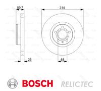Front Brake Disc Audi:A6 4F0615301D 4F0615301D