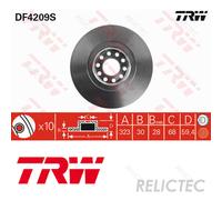 Front Brake Disc Audi VW:A8,PHAETON,A6 4D0615301J 4D0615301A 3D0615301G