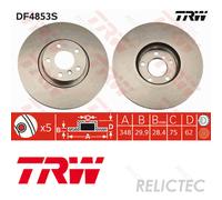 Front Brake Disc BMW:E70,E71 E72,F16,F15,X5,X6 34116793244 6793244 6771986