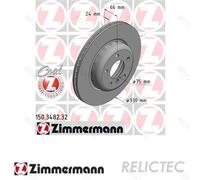 ZIMMERMANN 150.3482.32 Brake disc