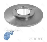 2x Brake Discs Pair Solid fits DAIHATSU FOURTRAK 2.8D Front 84 to 98 277mm Set