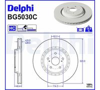 DELPHI BG5030C Brake disc