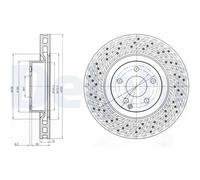 DELPHI BG9093C Brake disc