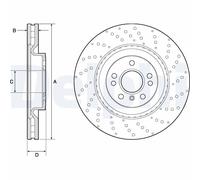 DELPHI BG9149C Brake disc