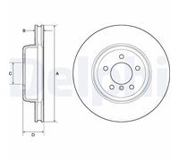DELPHI BG9159C Brake disc