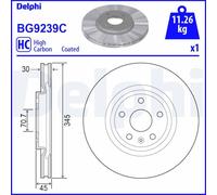 DELPHI BG9239C Brake disc