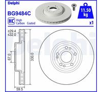 DELPHI BG9484C Brake disc