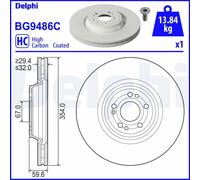DELPHI BG9486C Brake disc