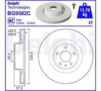 DELPHI BG9582C Brake disc