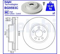 DELPHI BG9593C Brake disc
