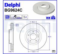 DELPHI BG9624C Brake disc