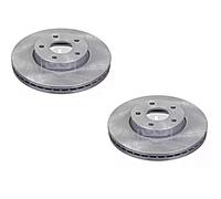 Front Brake Disc FEBI x2 pcs Fits FORD VOLVO C-Max II Focus III Turnier 274509