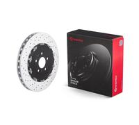 BREMBO Brake Disc Front Perforated/Vented 47mm Height Replacement Fits Audi A4