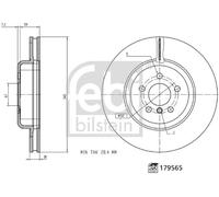 FRONT BRAKE DISC FITS: BMW 7 730 D/730 D LD XDRIVE/730 D XDRIVE/730 I LI/725