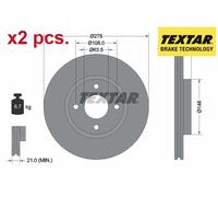 FRONT BRAKE DISC FITS: FORD FIESTA SALOON 1.6/1.6 TI/1.4/1.6 TDCI/1.6 FLEX/1.