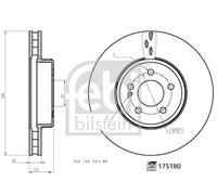 FRONT BRAKE DISC FITS: MERCEDES-BENZ C-CLASS C 200 /C 250 BLUETEC / D 4-MATIC
