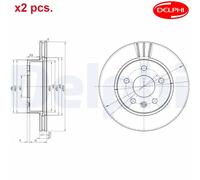 FRONT BRAKE DISC FITS: MERCEDES-BENZ VITO BUS 108 D 2.3 /110 TD 2.3 /113 2.0