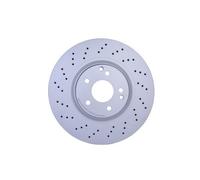 Front Brake Disc Fits Mercedes CLK Convertible C-Class HELLA 8DD 355 109-411