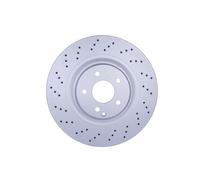 Front Brake Disc Fits Mercedes CLK Convertible C-Class HELLA 8DD 355 128-141