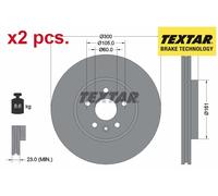 FRONT BRAKE DISC FITS: OPEL VAUXHALL MOKKA / MOKKA X 1.8 4X4 /1.8 /1.4 /1.4 4