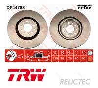 Front Brake Disc for Alfa Romeo Jeep:159,GIULIETTA,BRERA,SPIDER,CHEROKEE