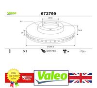 Front Brake Disc for Audi A1 A3 Seat CORDOBA IBIZA LEON 1J0615301C