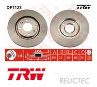Front Brake Disc for Citroen Peugeot:XANTIA,XSARA,405 II,ZX,306 95667810 4246V0
