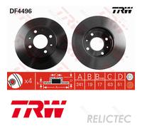 Front Brake Disc for Hyundai KIA:ACCENT II 2,QIANLIMA,III 3 51712-25061