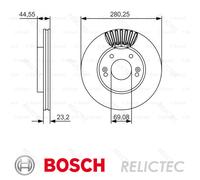 Front Brake Disc for Hyundai KIA:i30,CEE'D,PRO,CEE`D,CW,ELANTRA,VELOSTER,I30