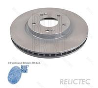 2x Brake Discs Pair Vented fits HYUNDAI SANTA FE Mk1 2.7 Front 00 to 06 294mm