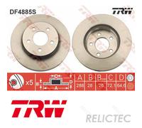 Front Brake Disc for Jeep:CHEROKEE K52128247AB 52128247AA K52128247AC 52128247AA
