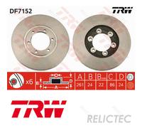 Front Brake Disc for KIA:BONGO,K2700,K2500,K2900 0K60A-33251A 0K60A33251AC